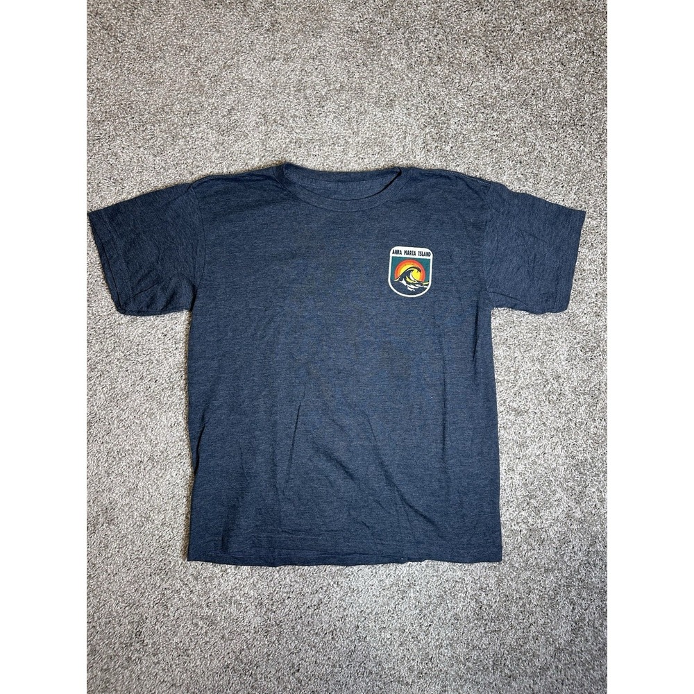 Anna Maria Island Sandbar T Shirt Boys 10/12 Wave Sunset Graphic Beach‎ Florida
